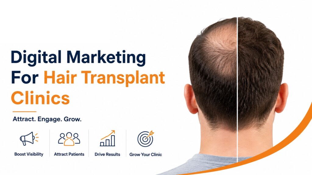 Why Every Hair Transplant Clinic Needs a Digital Marketing Agency?